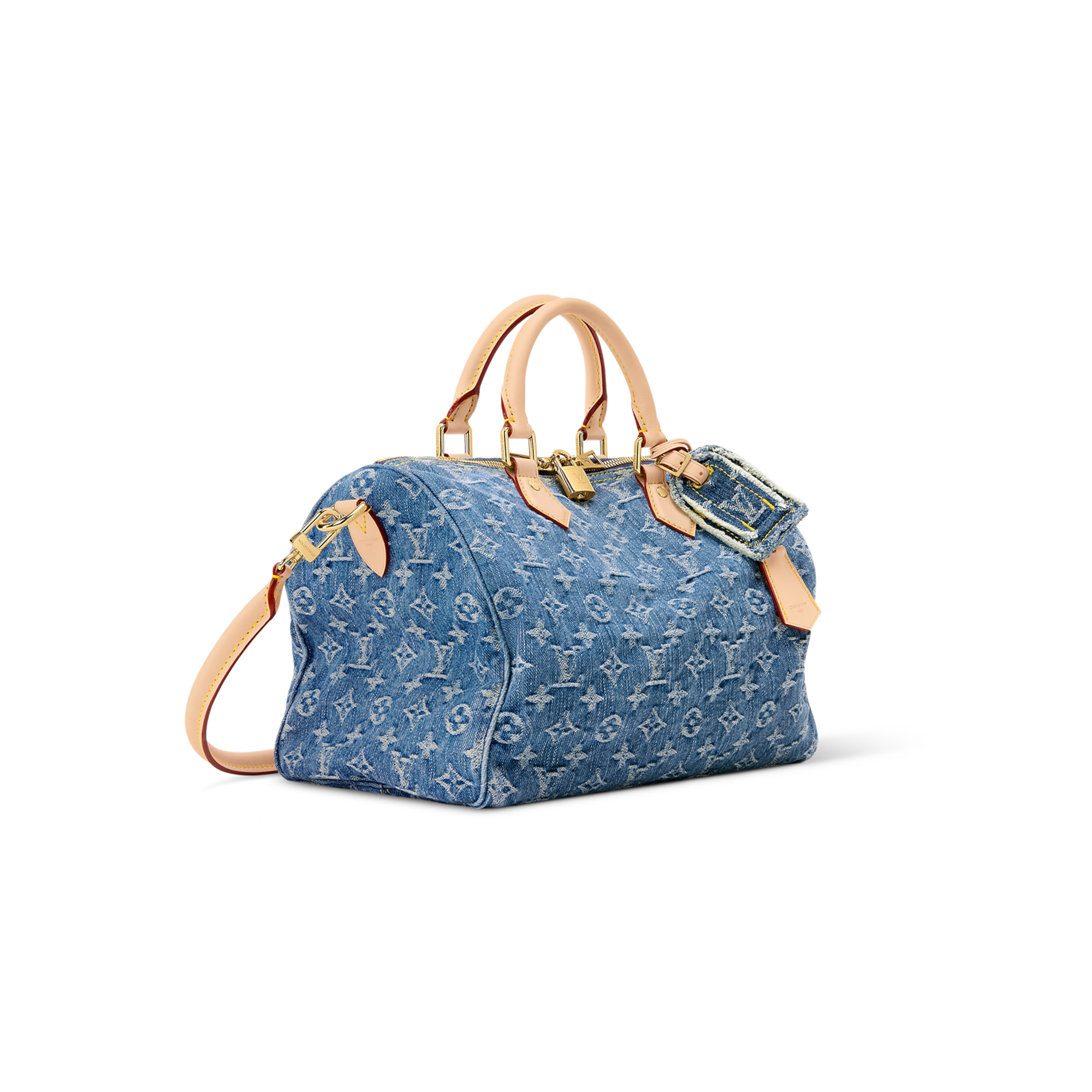 LOUIS VUITTON DENIM SPEEDY SOFT 30 M14430 (30*21*17cm) 